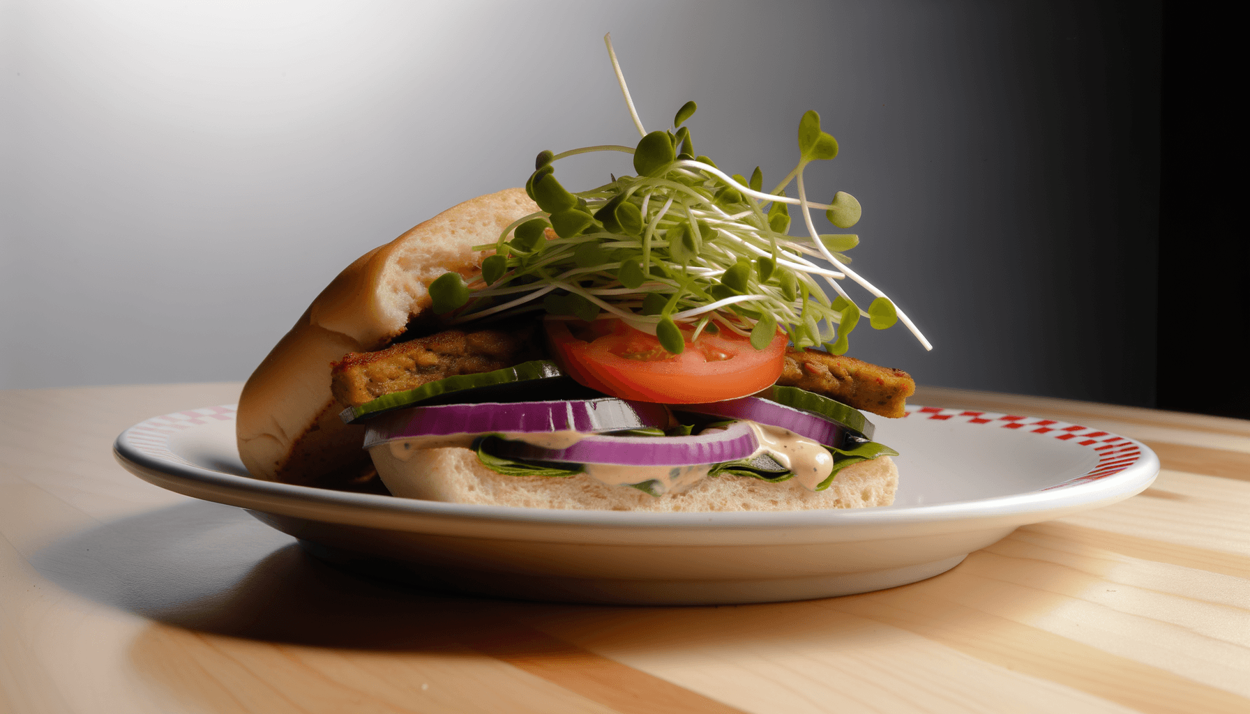 Five Guys Veggie Sandwich